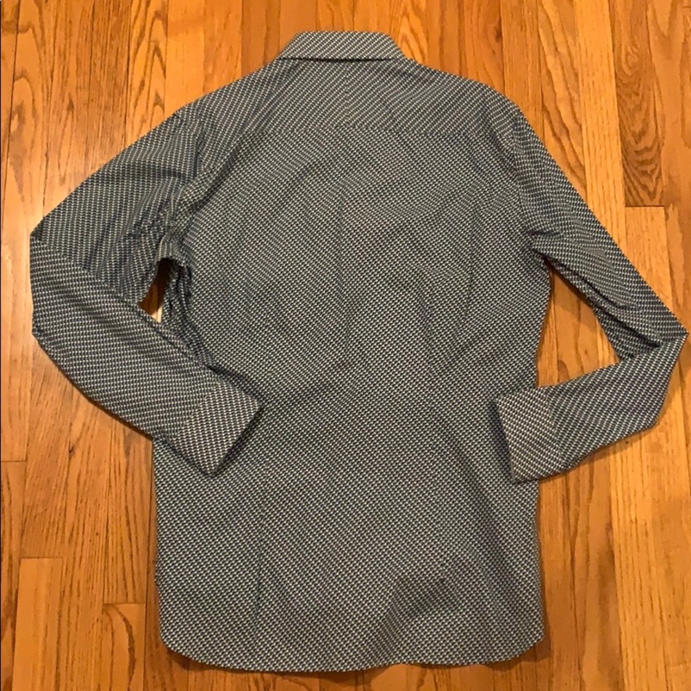 Blue & white checkered Ted Baker button down - Picture 11 of 11